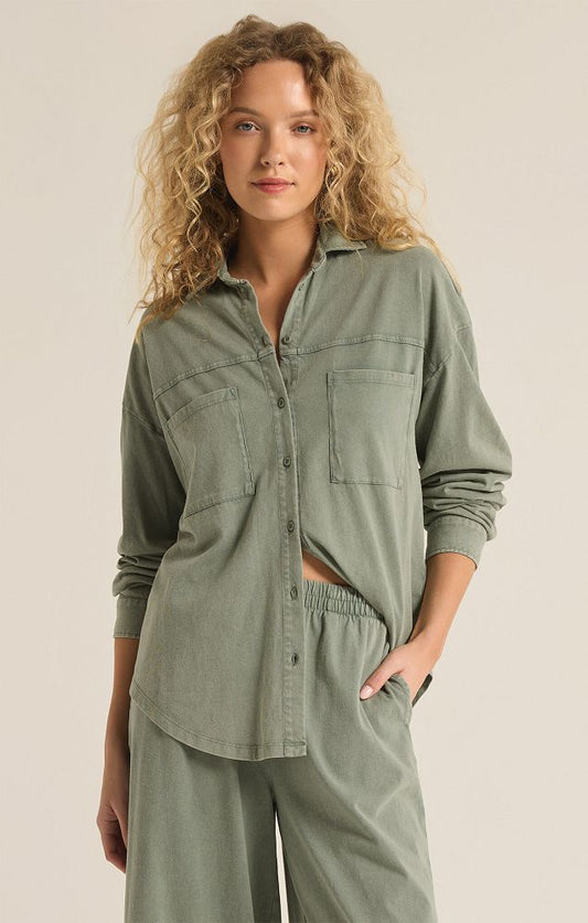 NICCOLA BUTTON UP TOP