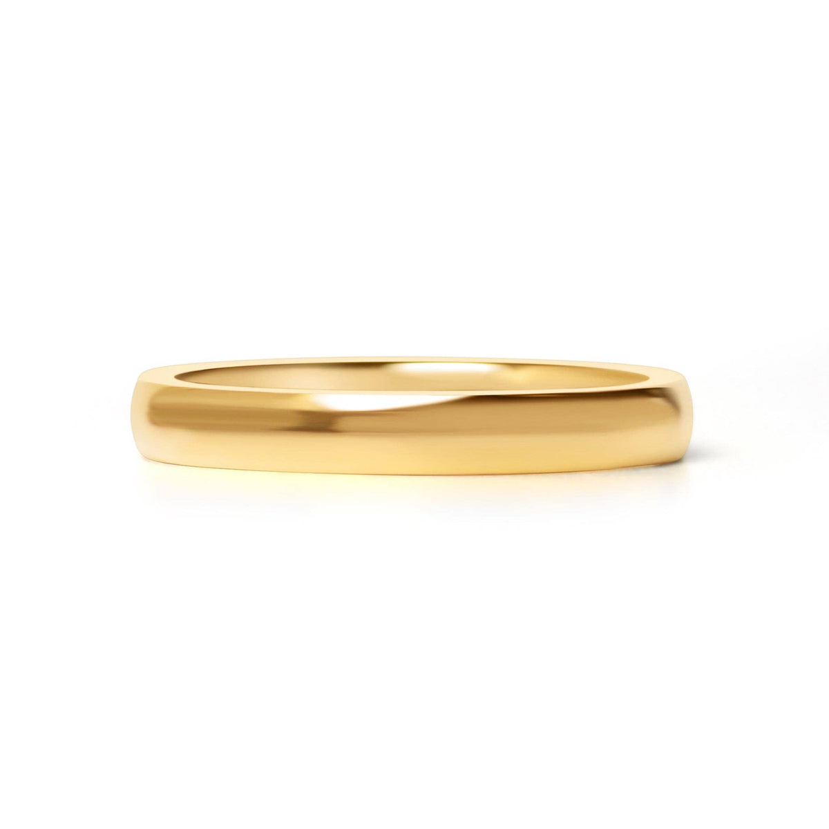 Stainless Steel Blank Gold Ring - WJW
