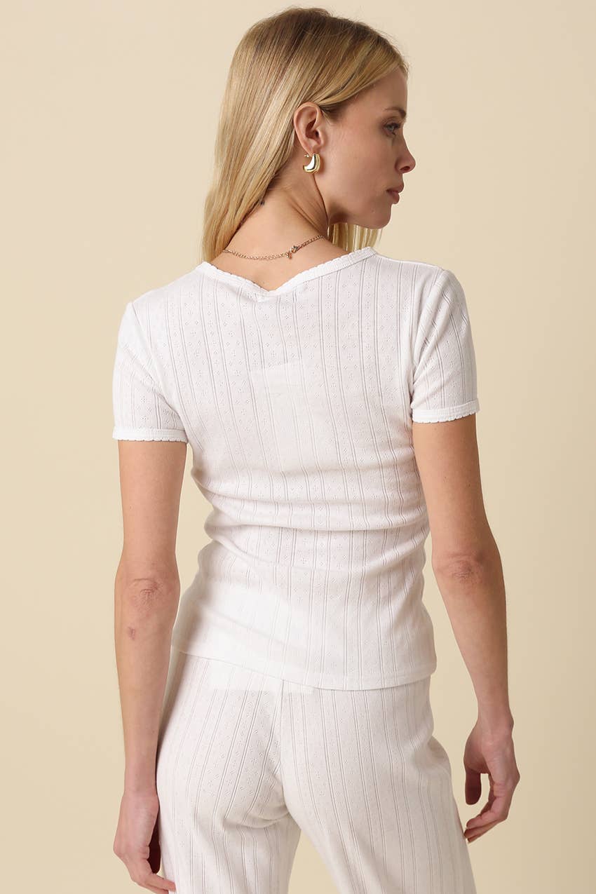 Olivaceous - Marley Ribbed Knit Top