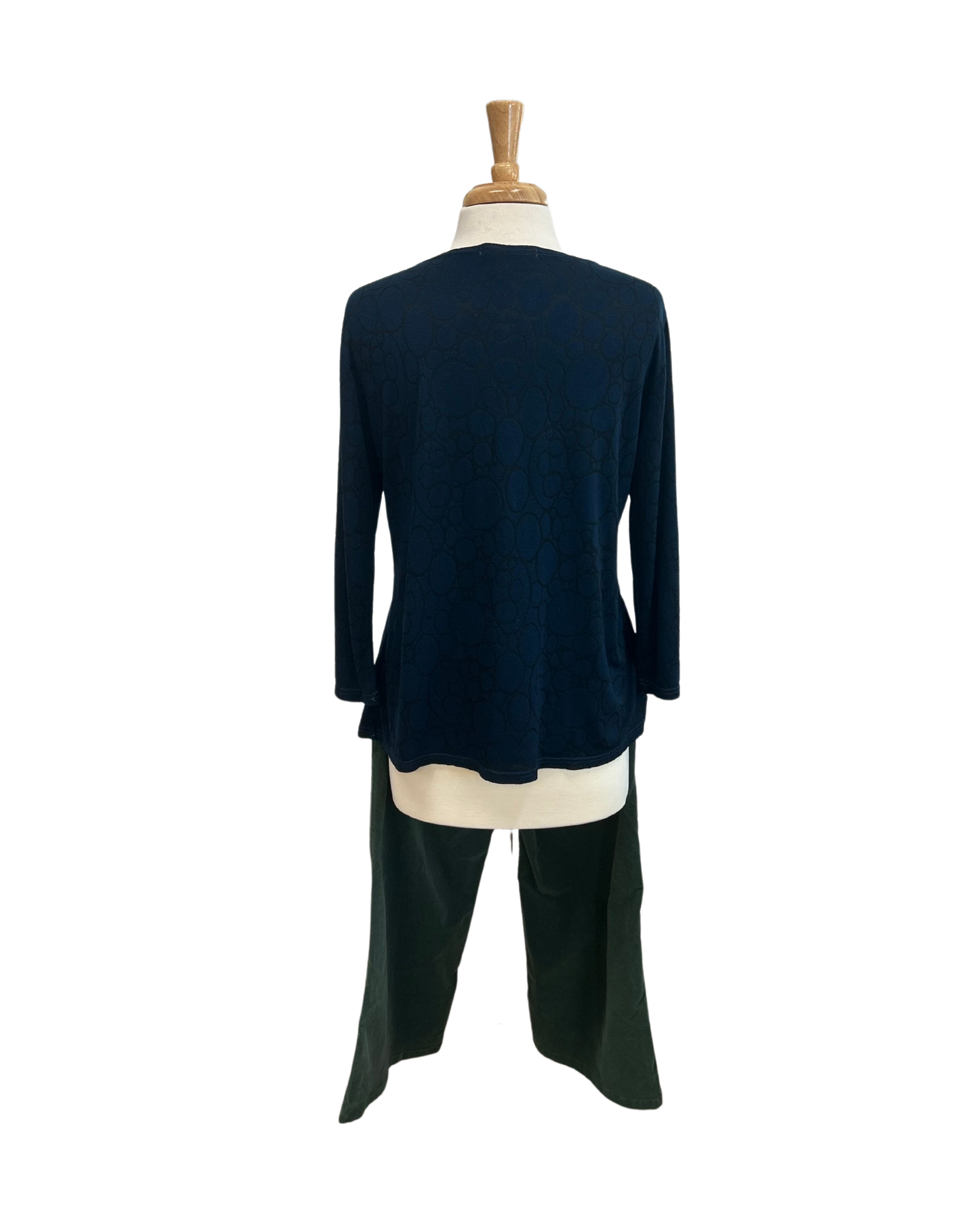 3/4 Sleeve Boatneck Top