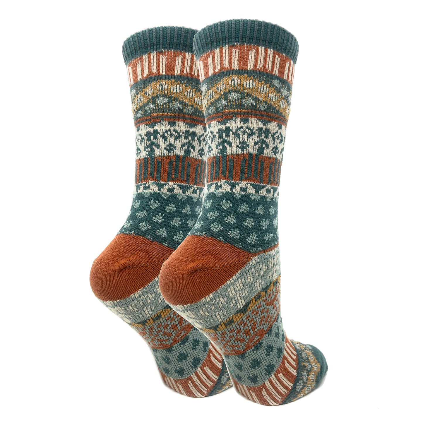 Oooh Yeah/Sock It Up/Oooh Geez Slippers - Ellie | Women's Pattern Fuzzy Warm Crew Socks