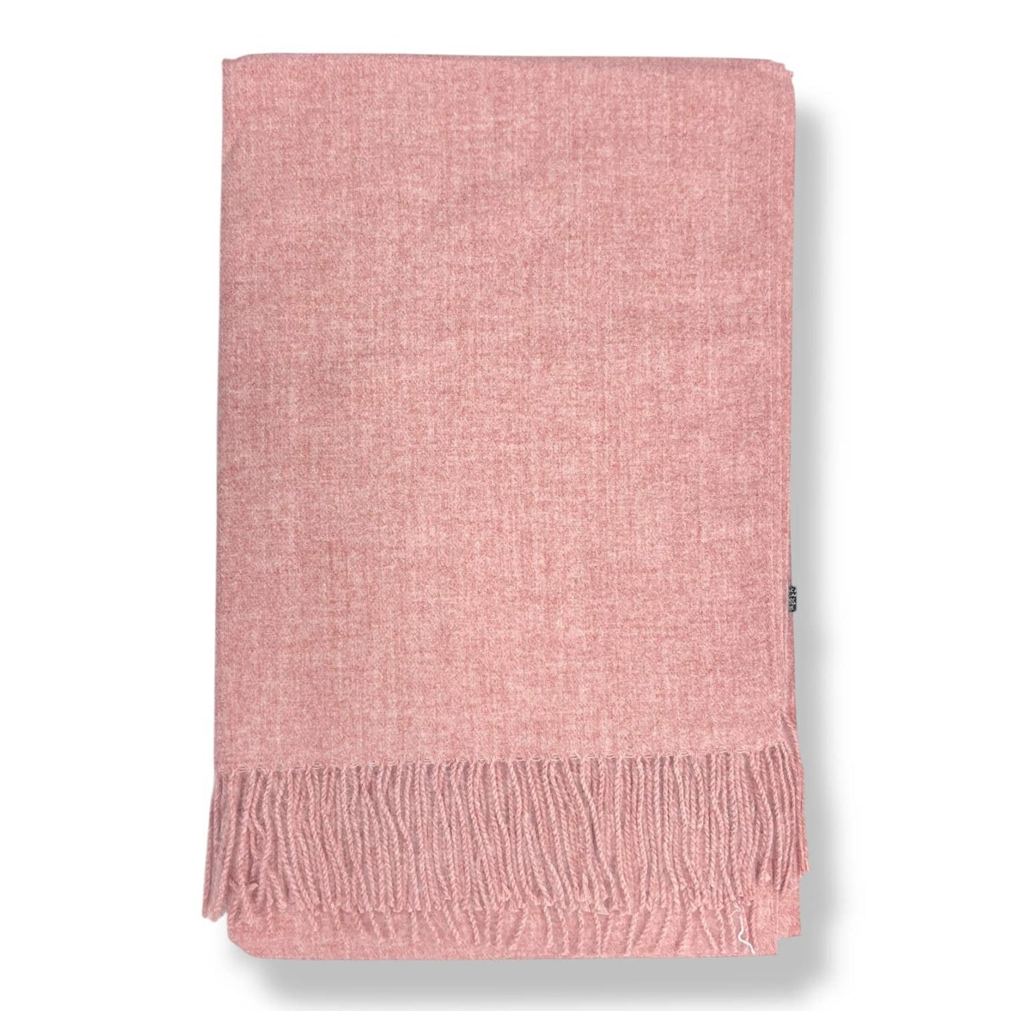 London Scarves - Cashmere plain scarf finished with tassels on each end