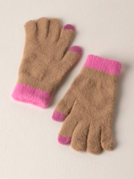 Shiraleah - SAWYER TOUCHSCREEN GLOVES, TAN