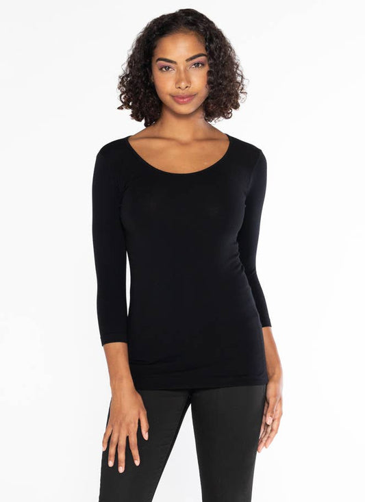 Bamboo 3/4 Sleeve Top