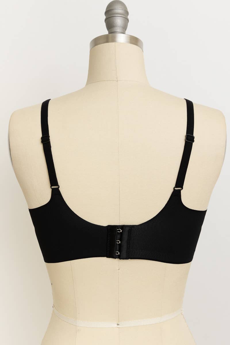 Leto Accessories - Air Ease Ultra Supportive Comfort Bra - Adjustable Straps