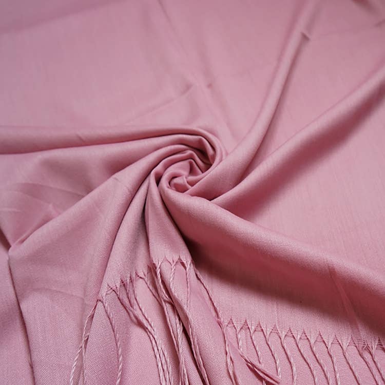 Cotton Blend Tassel Pashmina