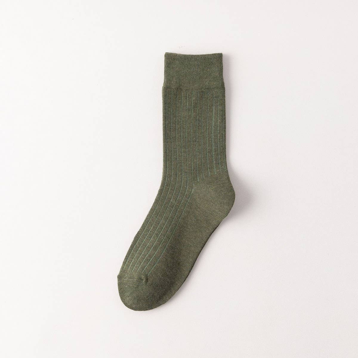 WOMEN SOLID COTTON SLOUCH CREW SOCKS - NINEXIS