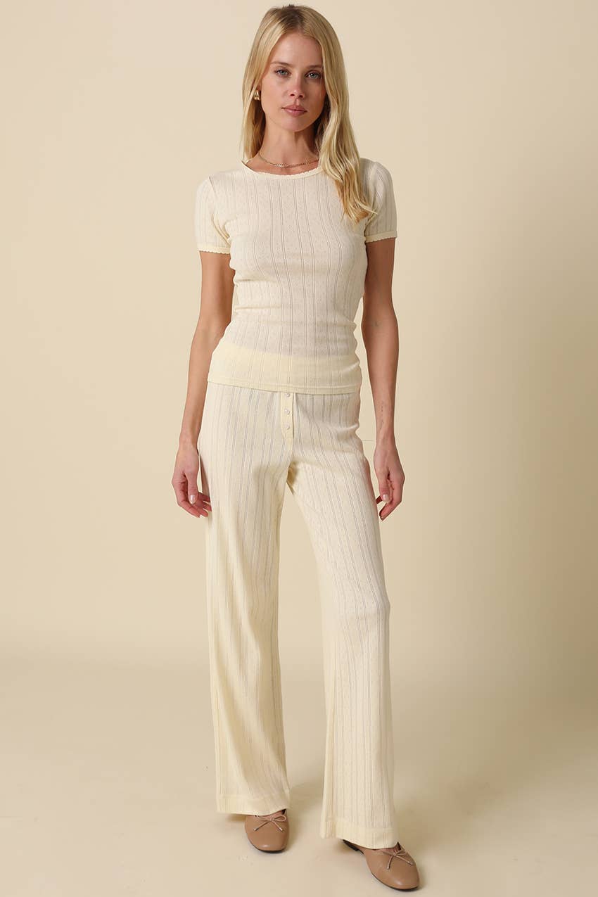 Olivaceous - Marley Ribbed Knit Top
