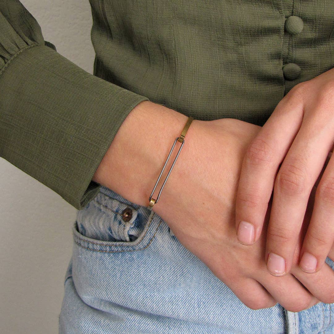 Ornamental Things - Steel Swing Top Bracelet