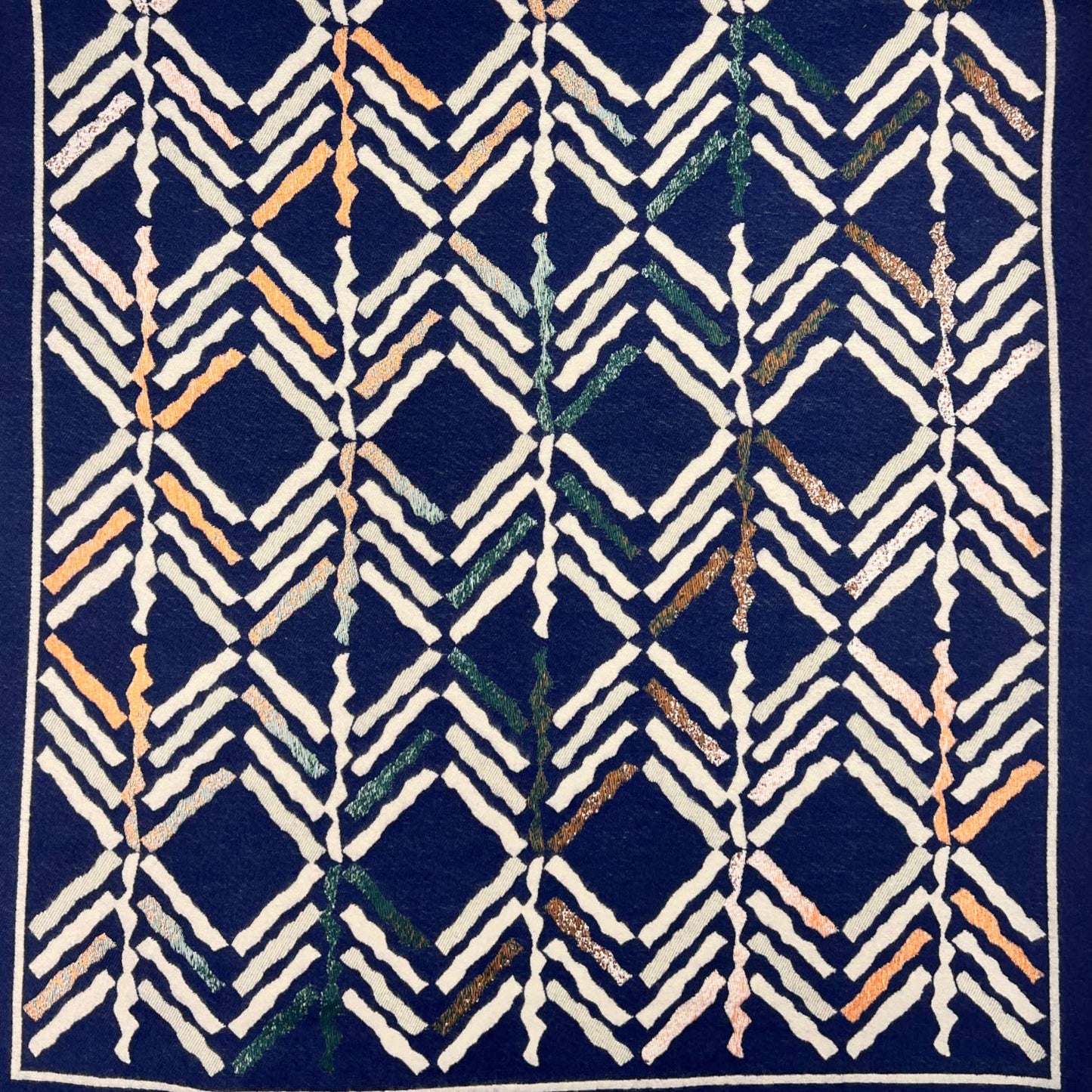 Reversible Arrow Print Fringe Scarf