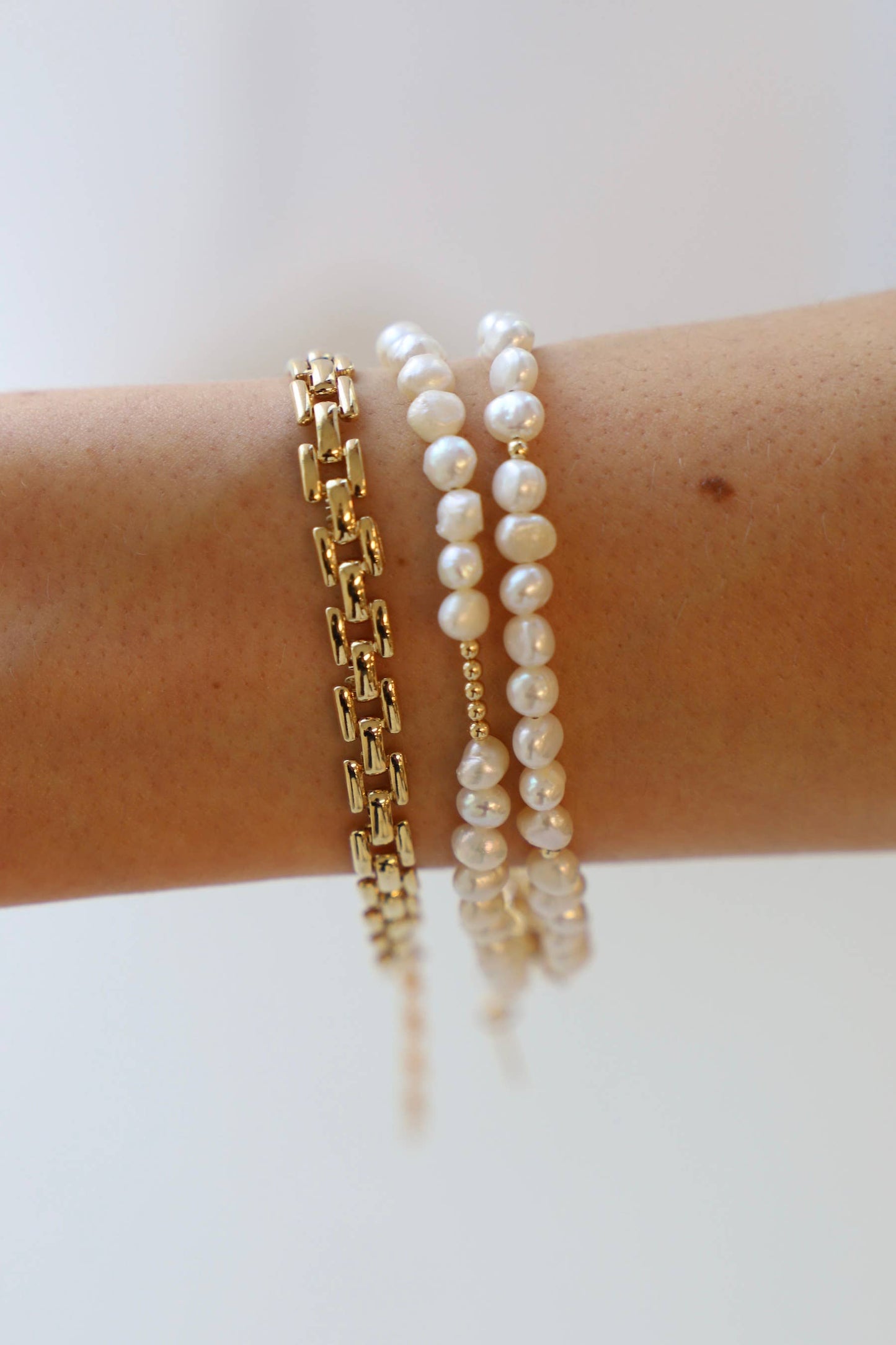 Katie Waltman Jewelry - PEARL DOUBLE WRAP BRACELET