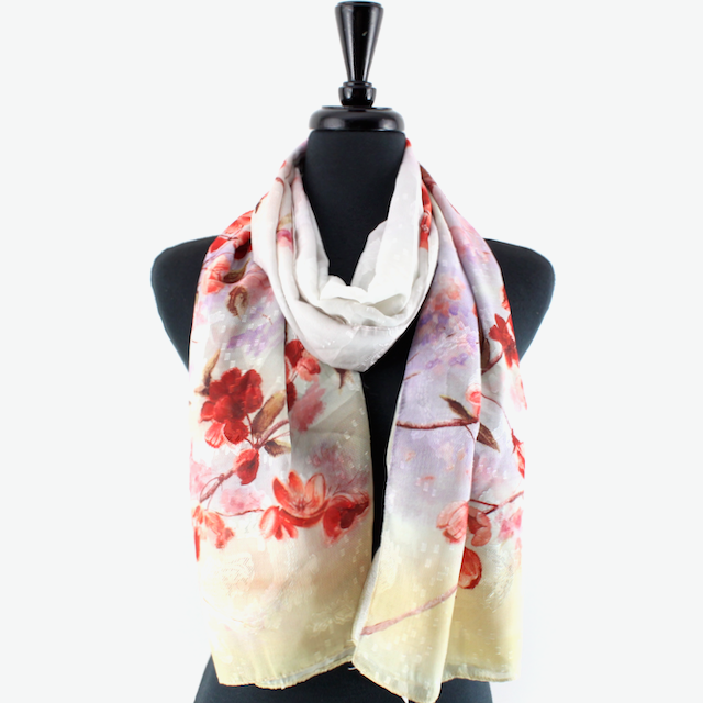 Pretty Persuasions - S25008 Royal Gardens Lightweight Scarf