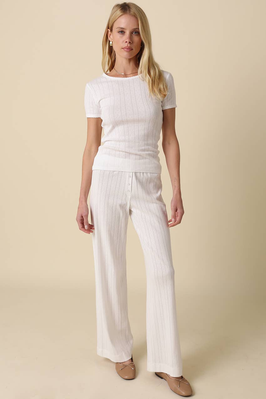 Olivaceous - Marley Ribbed Knit Top