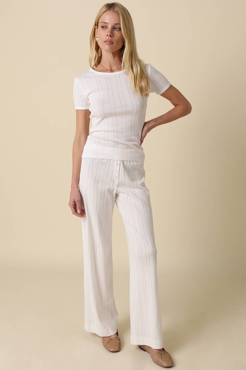 Olivaceous - Marley Ribbed Knit Top