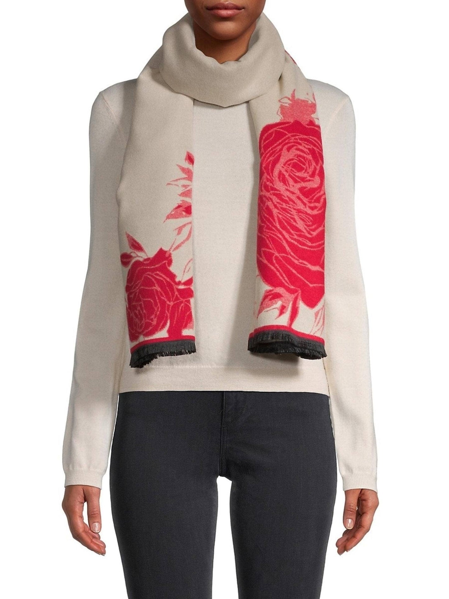 SAACHI - Bold Floral Reversible Scarf