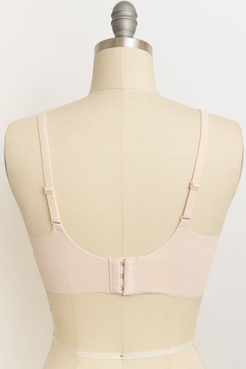 Leto Accessories - Air Ease Ultra Supportive Comfort Bra - Adjustable Straps