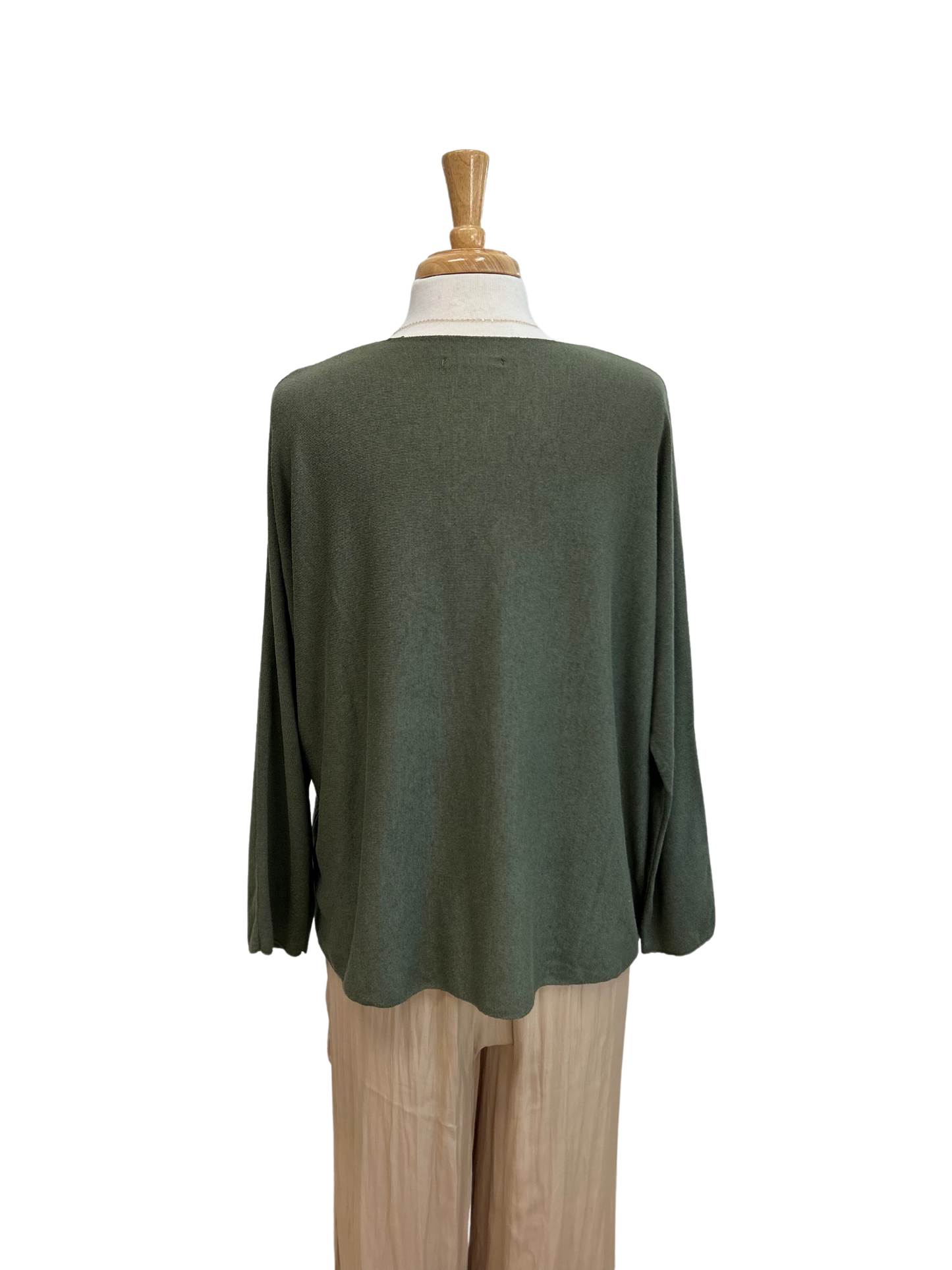 V-Neck Long Sleeve Pullover