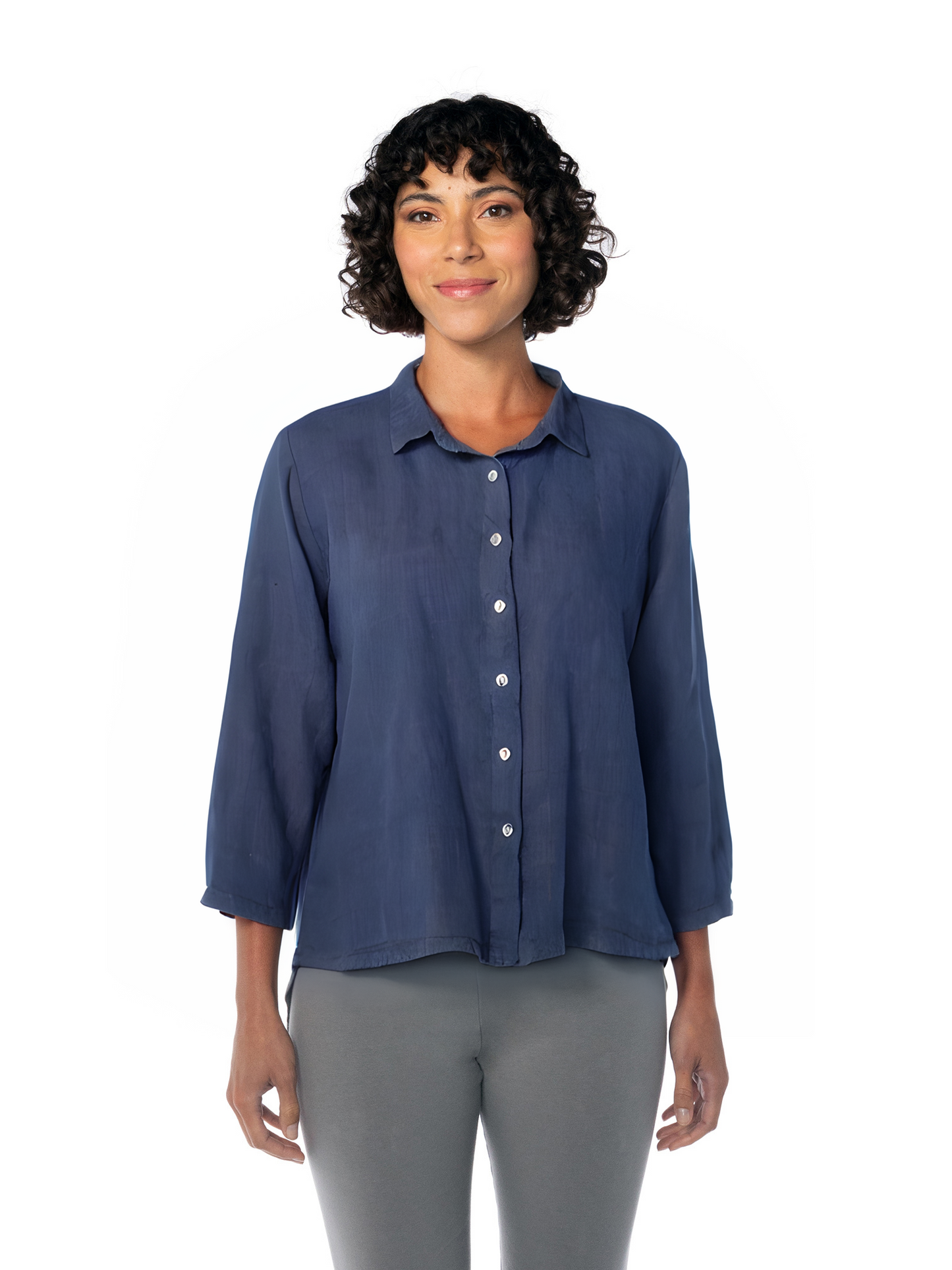 HI-LOW CROP SHIRT