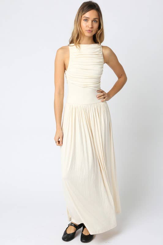 Olivaceous - Leni Maxi Dress