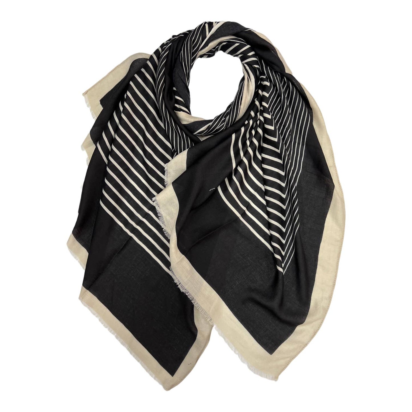 London Scarves - Big maze monogram printed scarf