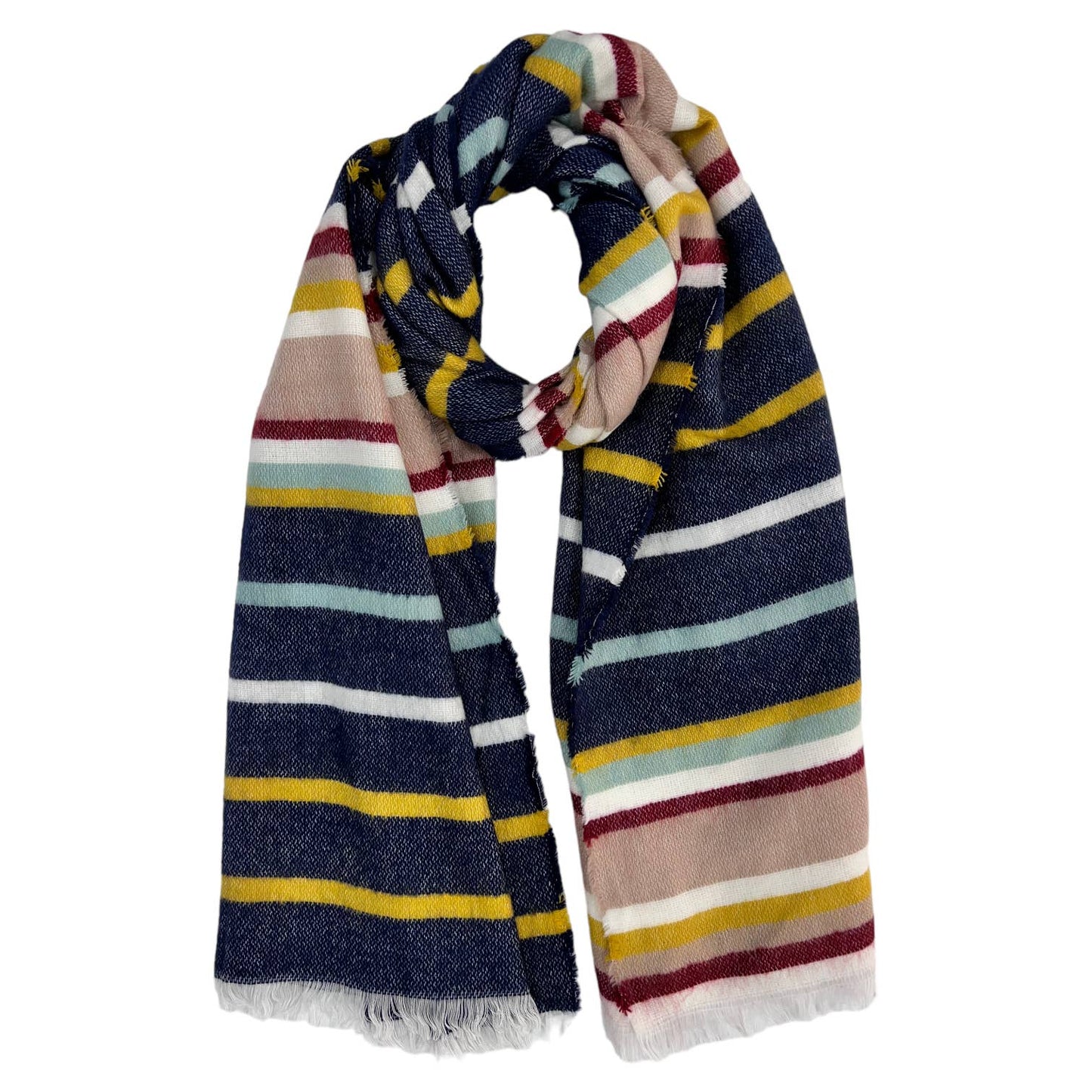 London Scarves - Striped winter scarf