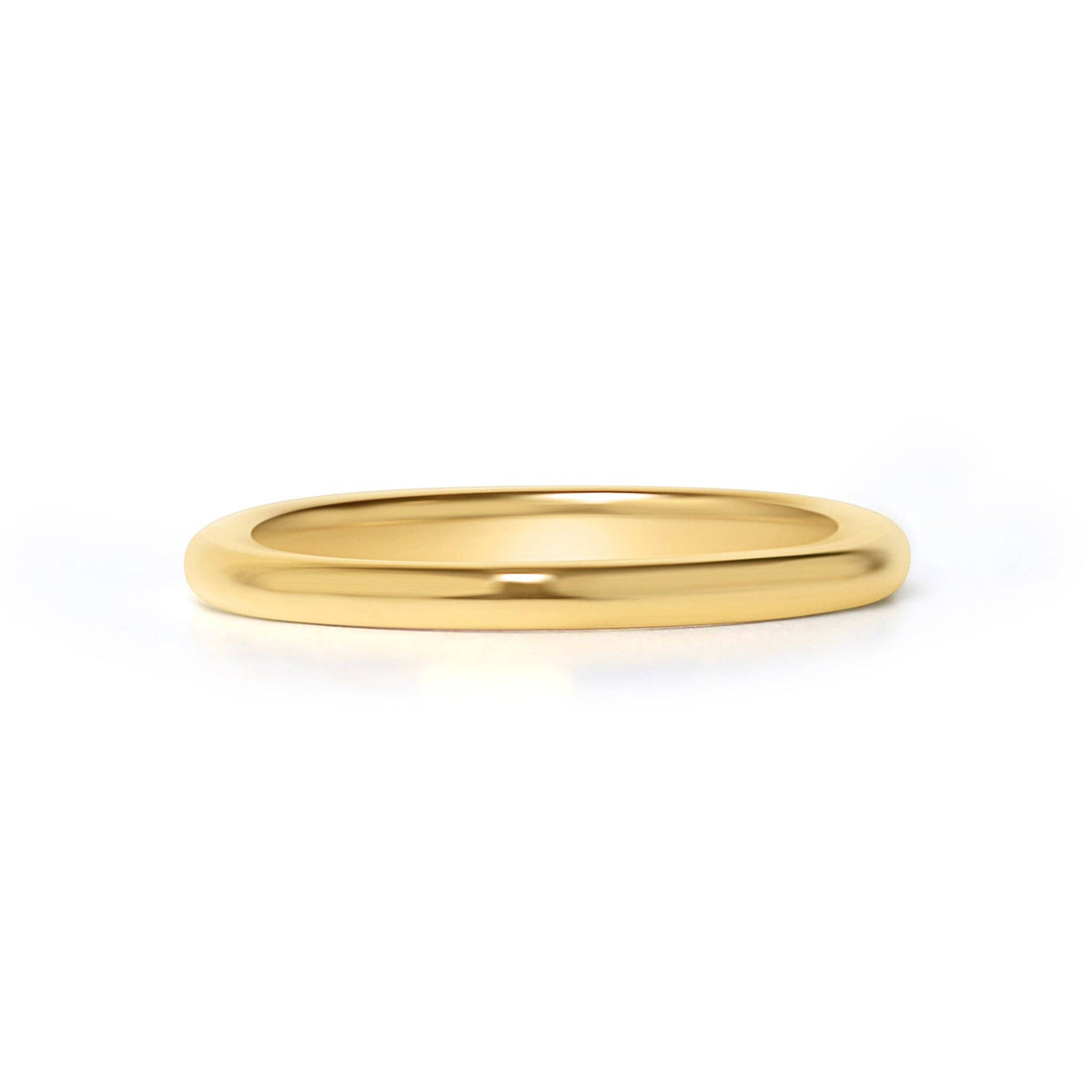 Stainless Steel Blank Gold Ring - WJW