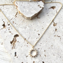 Load image into Gallery viewer, Micropave Sun Necklace
