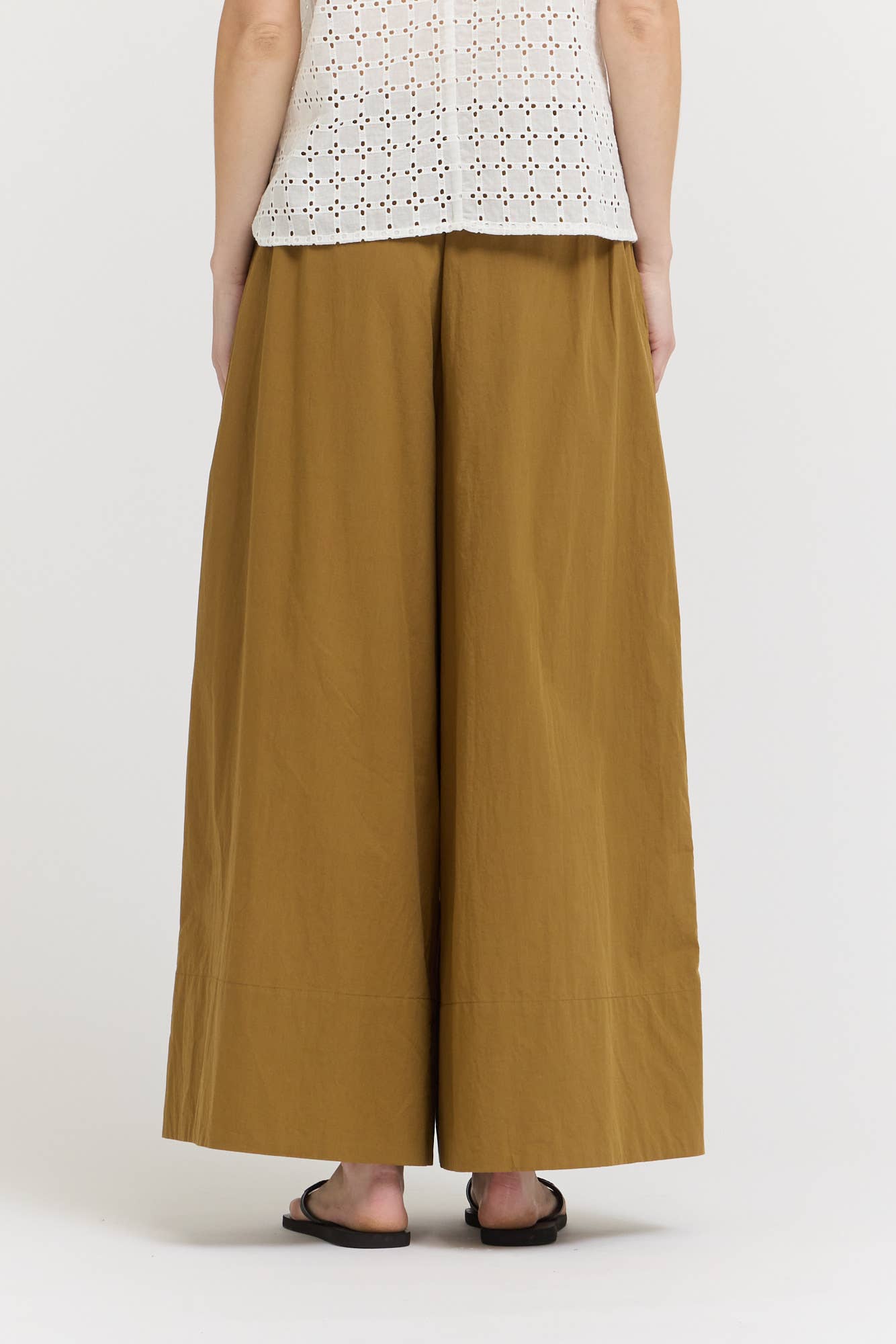 Grade & Gather - 50951 - POPLIN COTTON CULOTTE PANTS
