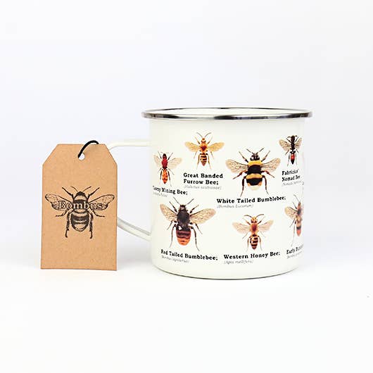 Gift Republic - Bee Enamel Mug