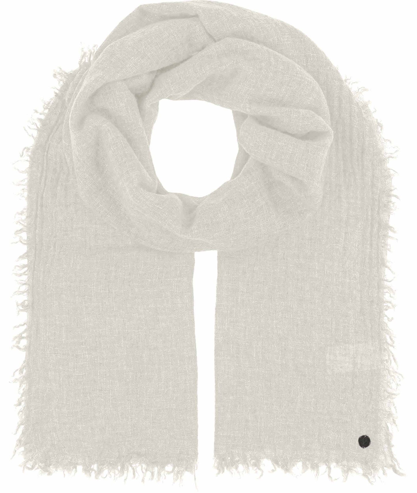 FRAAS - The Scarf Company - Lightweight Wool Solid Fringe Wrap