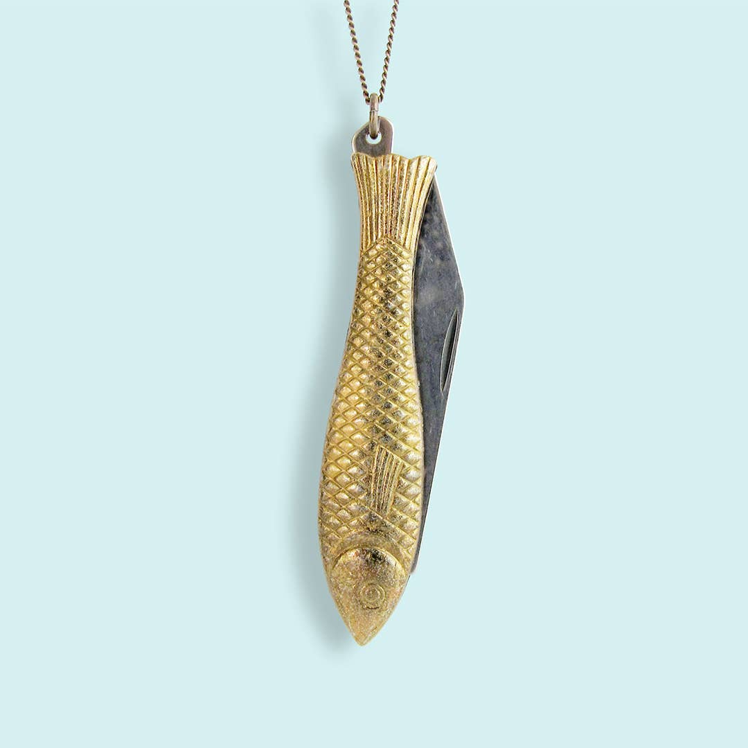 Ornamental Things - Fish Knife Necklace