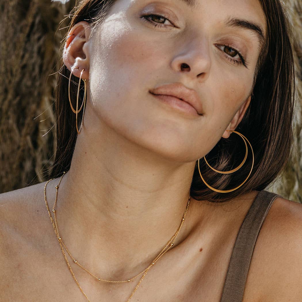 1.5" Classic Hoop Earrings - Amano Studio