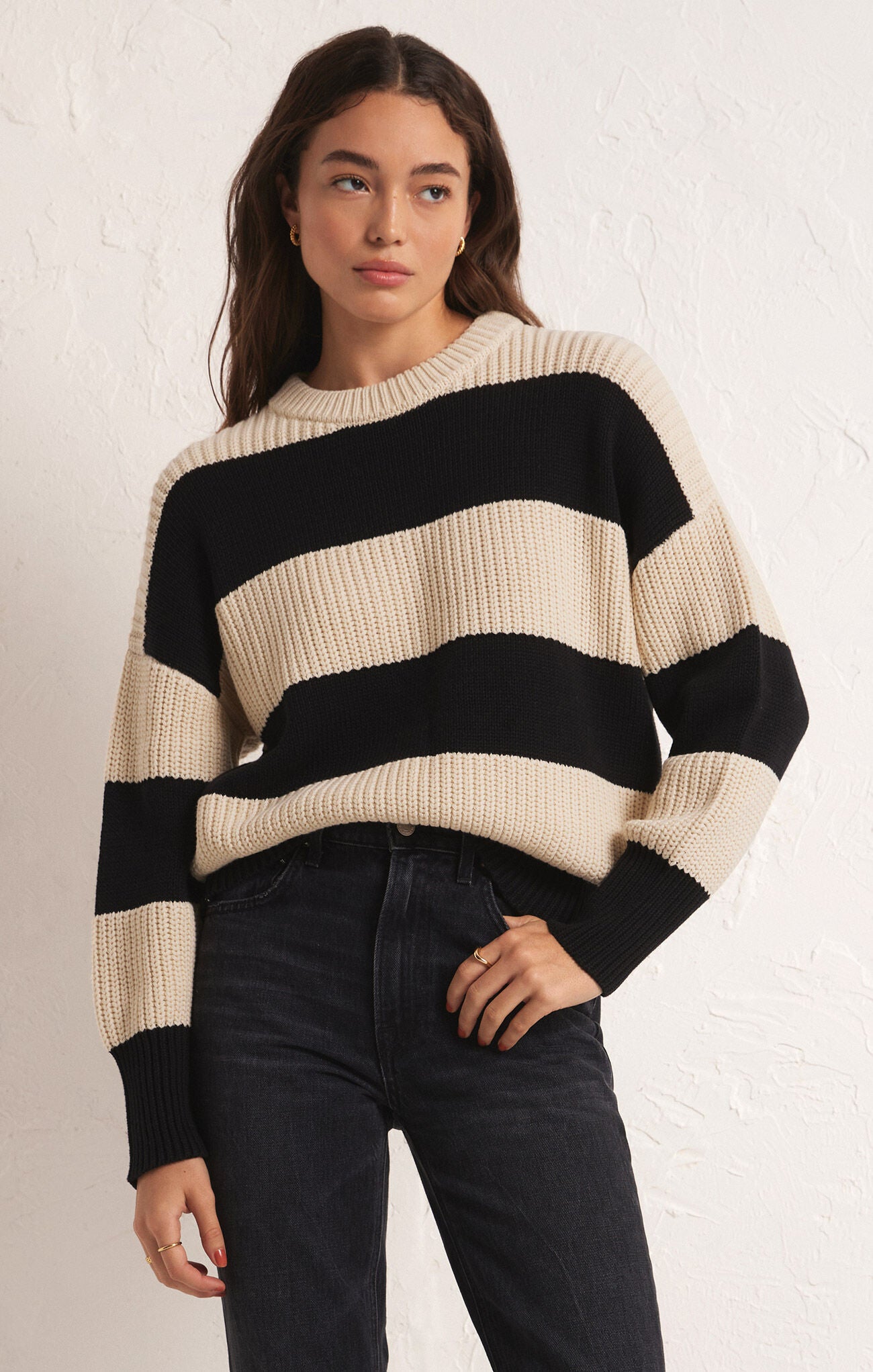 FRESCA STRIPE SWEATER