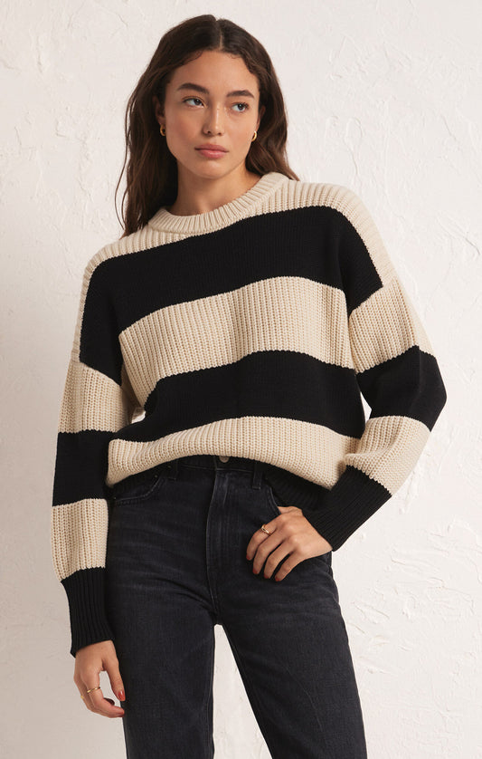 FRESCA STRIPE SWEATER