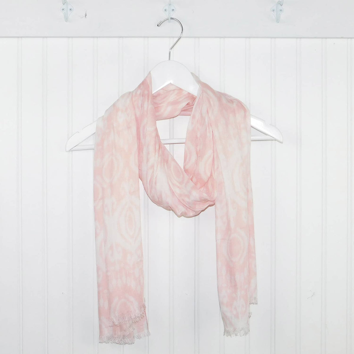 Chloe & Lex - Pure Viscose Makahla Spring Feathered Edge Scarf for Women