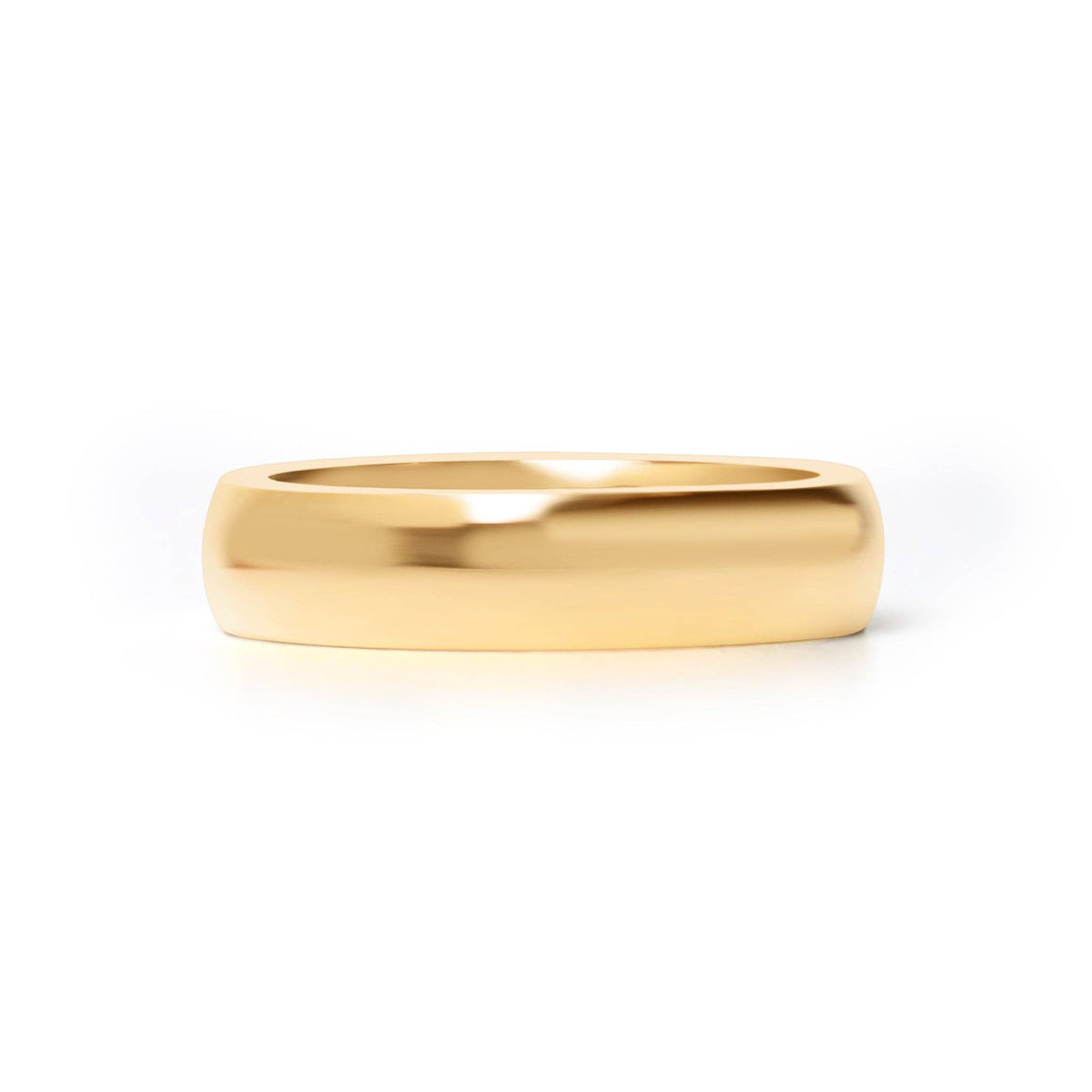 Stainless Steel Blank Gold Ring - WJW