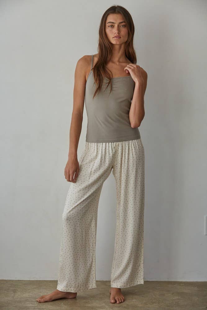 By Together - L8502 | Knit Cotton Spandex Jersey V-Neck Cami Top