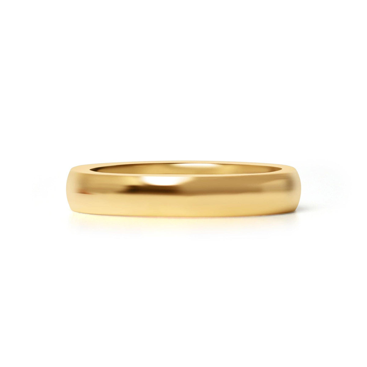 Stainless Steel Blank Gold Ring - WJW