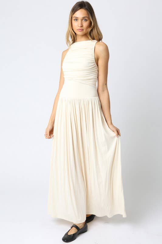 Olivaceous - Leni Maxi Dress