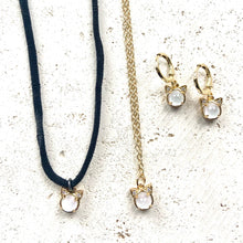 Load image into Gallery viewer, Cat earrings necklace bracelet pet jewelry
