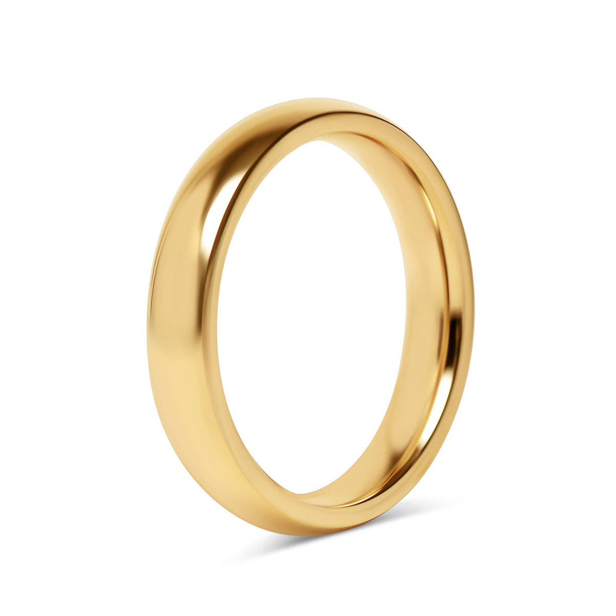 Stainless Steel Blank Gold Ring - WJW