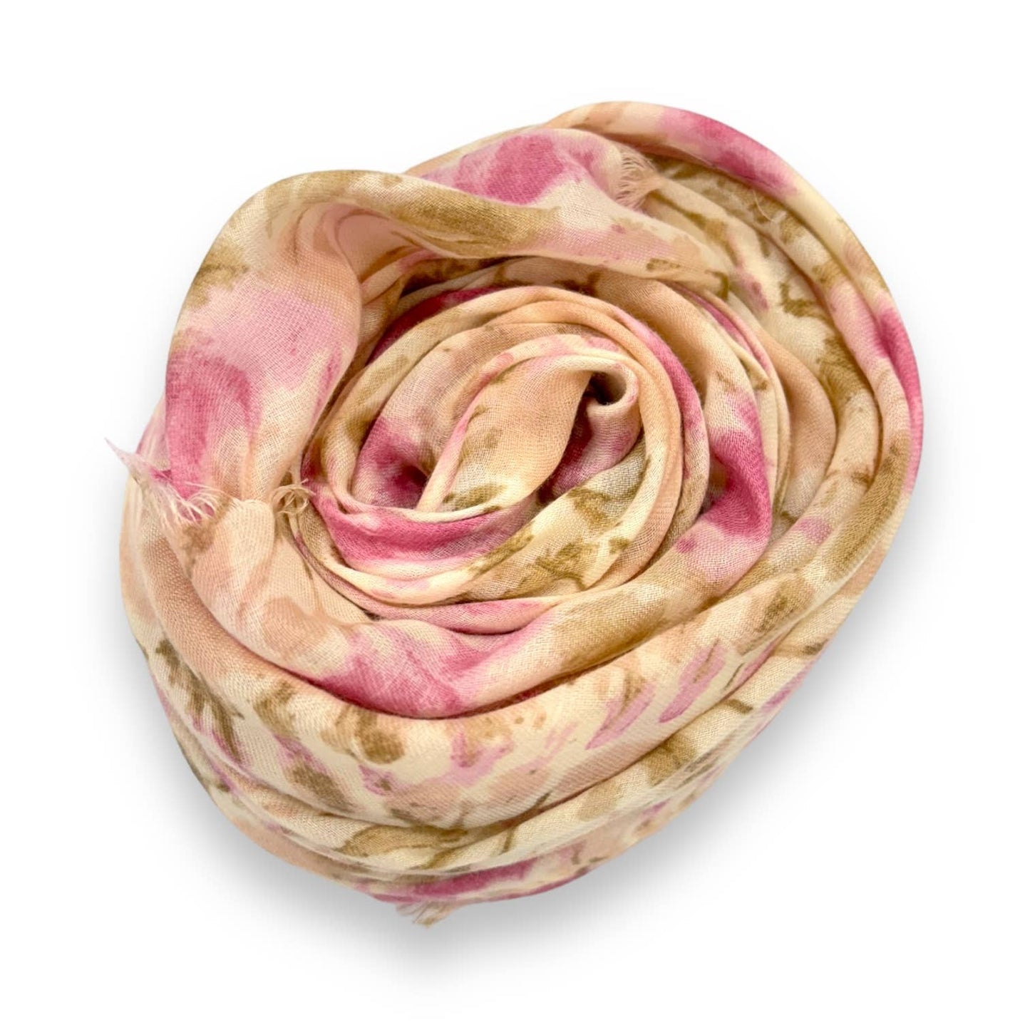 London Scarves - Tiedye printed scarf finished with fringes
