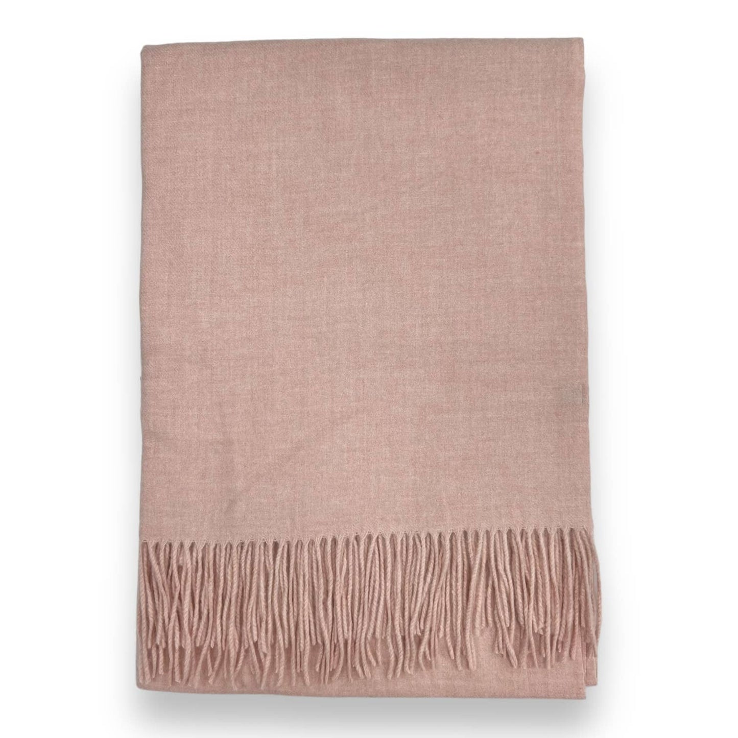 London Scarves - Classic Plain Cashmere Blend with Tassels