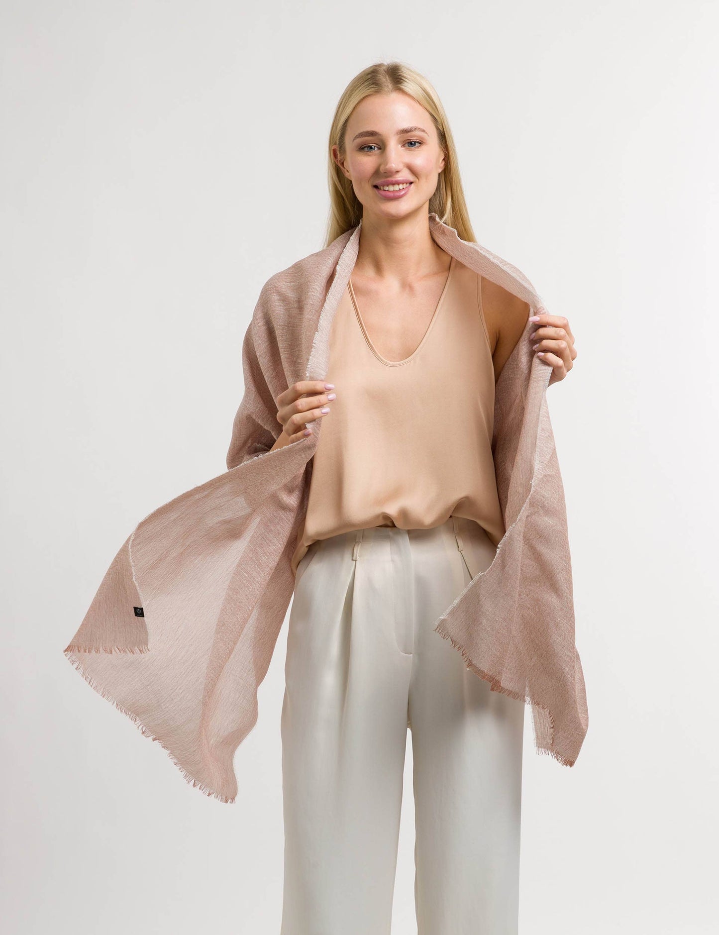 FRAAS - The Scarf Company - Solid Slub Hemp Cotton Scarf