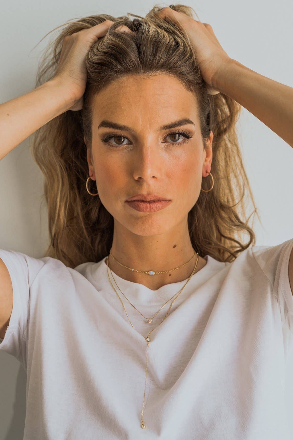 Brenda Grands Jewelry - Thin Hammered Hoops Mini