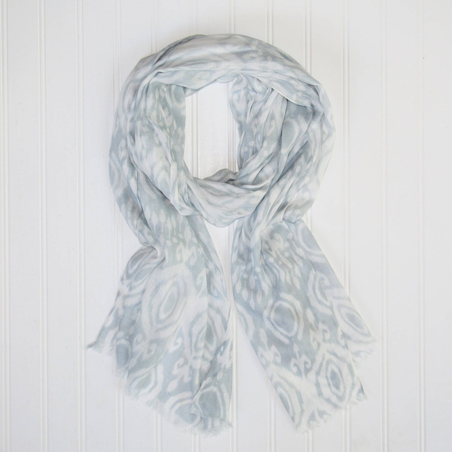 Chloe & Lex - Pure Viscose Makahla Spring Feathered Edge Scarf for Women