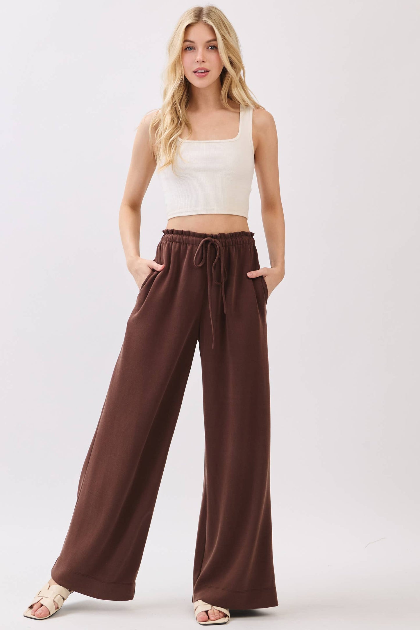 Solid Wide Leg Pants - Final Touch
