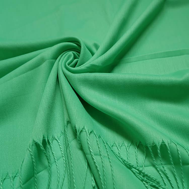 Cotton Blend Tassel Pashmina