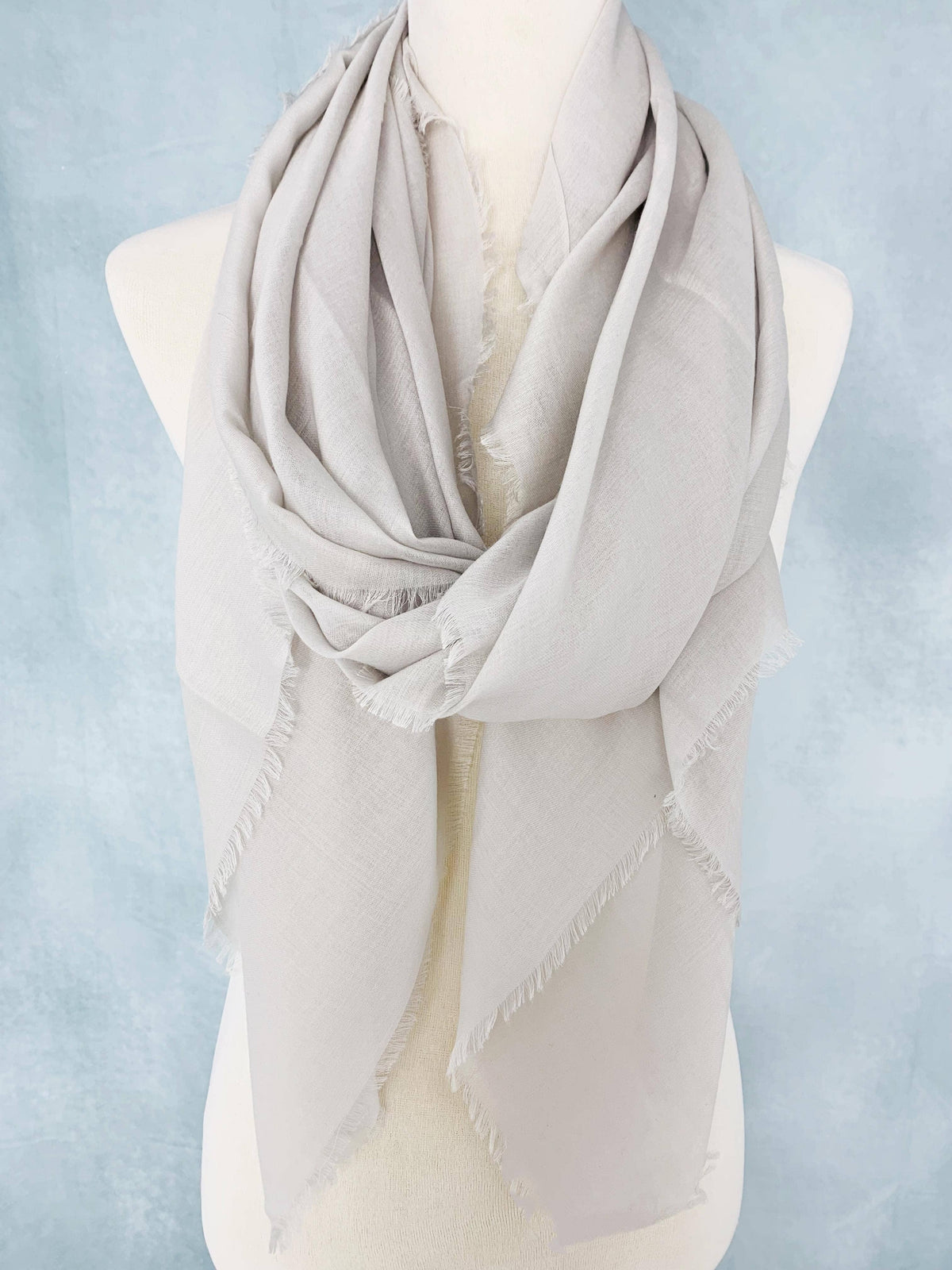JC Sunny Fashion - JC022595 Cashmere Blend Super Soft Solid scarf