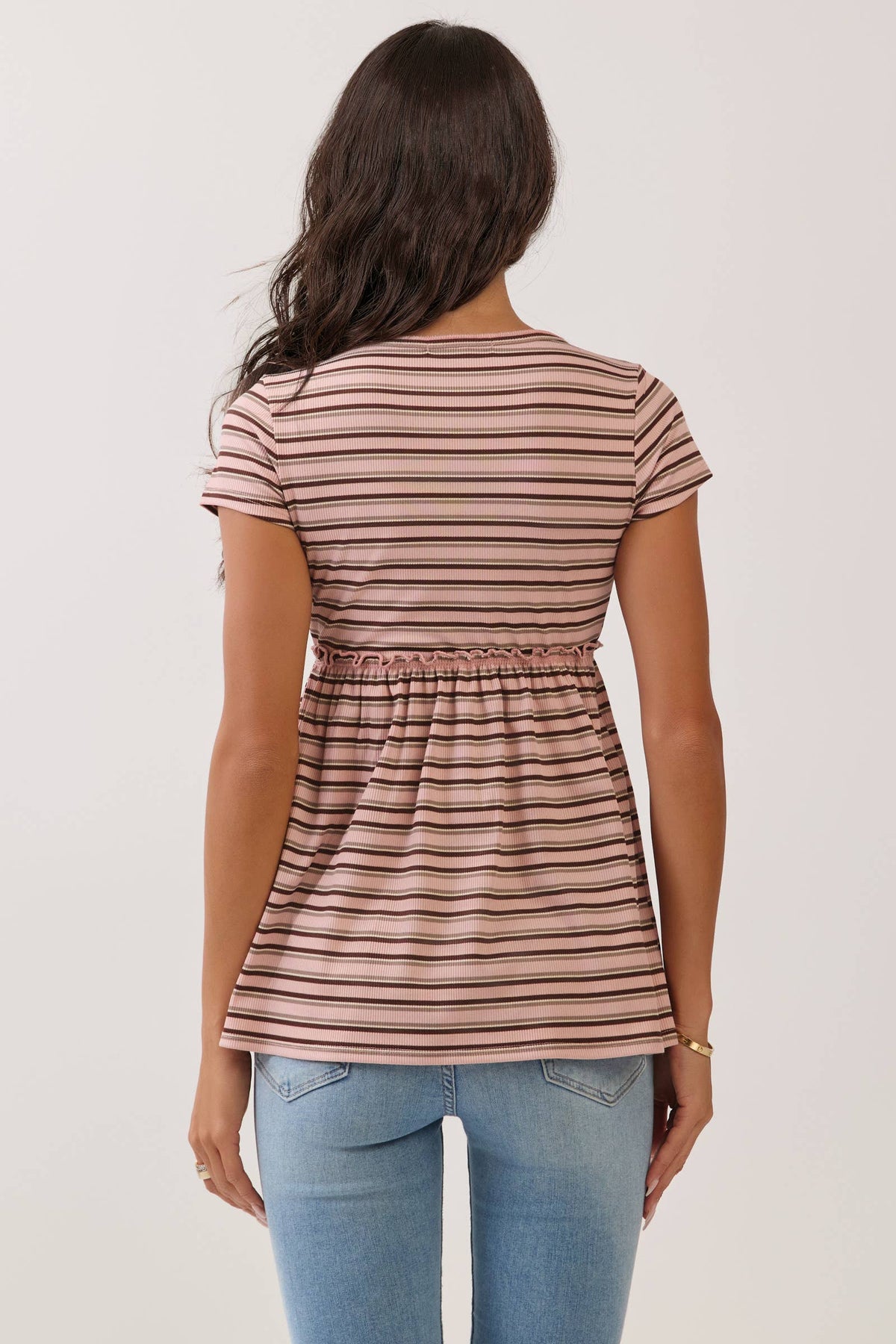 SURPLUS EMPIRE BABYDOLL SHORT SLEEVE TOP - Heart & Hips